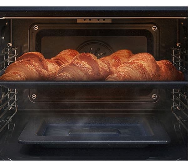 SAMSUNG Bespoke Series 4 NQ5B4553FBK/U4 Built-in Compact Combination Microwave, 50L - Black Glass - Image 5