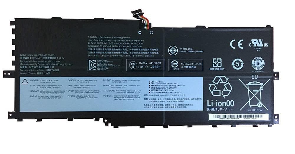 CoreParts Replacement Laptop Battery for Lenovo ThinkPad X1 Yoga 3rd Gen (20LD, 20LE, 20LF, 20LG) - 54Wh Li-Pol 15.36V 3.5Ah (MBXLE-BA0230) - Image 1