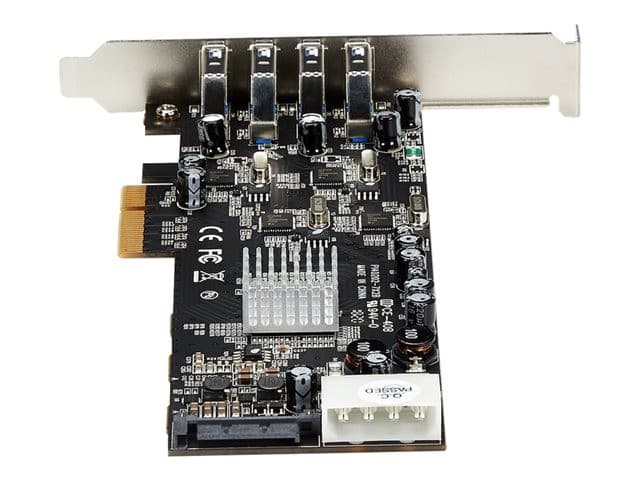 StarTech.com 4 Port USB 3.0 PCIe Card w/ 4 Dedicated Channels - UASP - USB 3.0 PCI Express Card Adapter - USB adapter - PCIe x4 - USB 3.0 x 4 - Image 3
