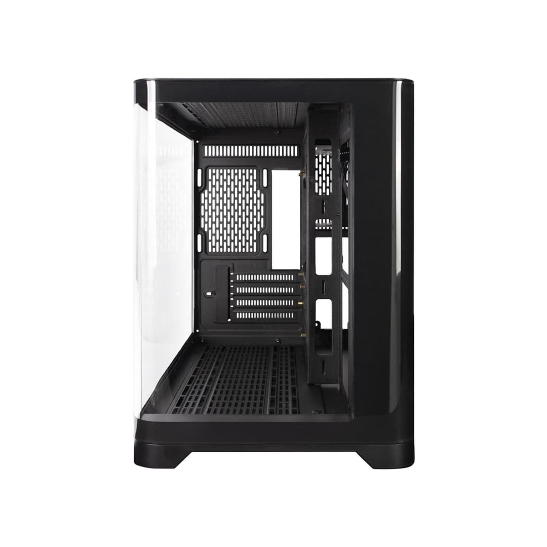 1st Player UV6 Tempered Glass Micro ATX Gaming Case - Black - Image 2