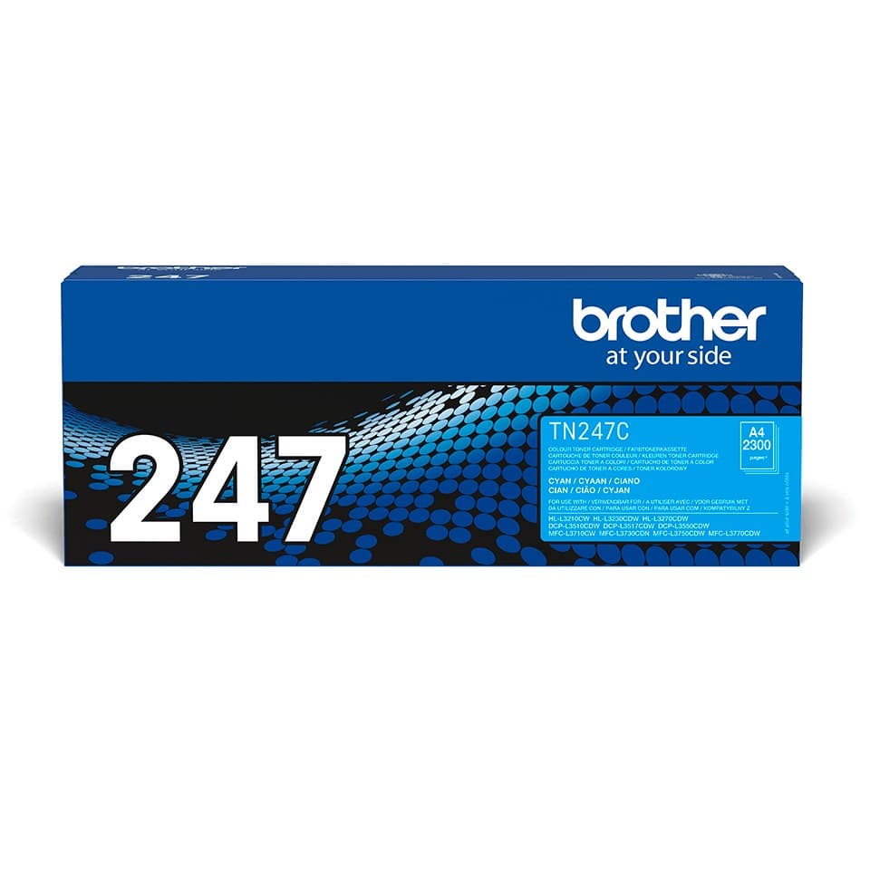 Brother TN-247 Original High Yield Toner Cartridge - Cyan