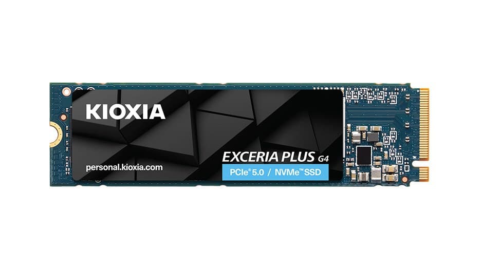 Kioxia EXCERIA PLUS G4 1TB M.2 2280 PCIe 5.0 NVMe Internal SSD BiCS FLASH TLC (LVD10Z001TG8) - Image 1