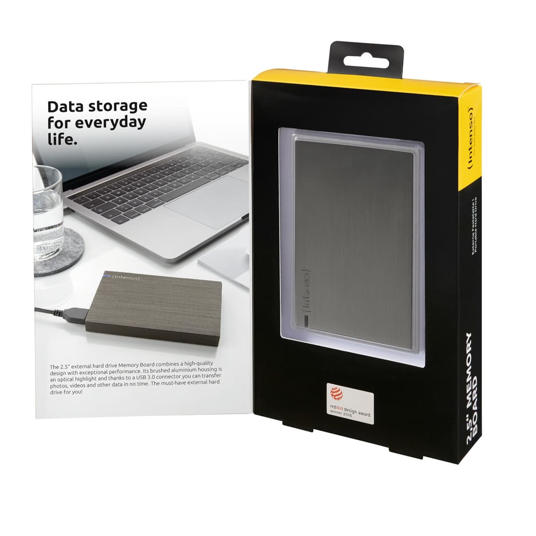Intenso Memory Board 2.5-inch USB 3.2 Gen 1 External Hard Drive Anthracite - 1TB - Image 6