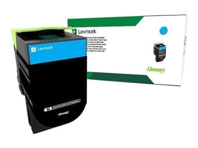 Lexmark X317 - cyan - original - toner cartridge - LCCP, LRP