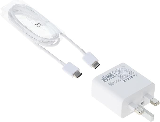 Samsung EP-T1510 15W USB-C Fast Charging Power Adapter with 1m USB-C to USB-C Cable - White - Image 1