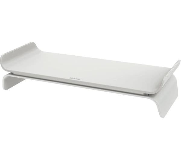 Leitz Ergo Adjustable Monitor Stand - Light Grey - Image 1