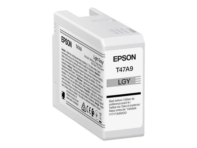 Epson T47A UltraChrome Pro 10 Original Ink Cartridge 50ml for SureColor SC-P900 - Light Grey