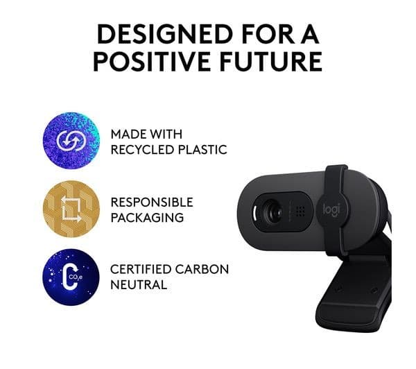 Logitech Brio 100 Full HD 1080p Webcam - Graphite - Image 9