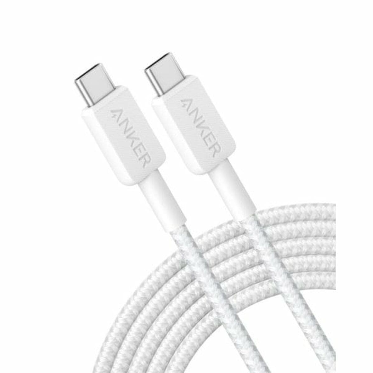 Anker 322 USB-C to USB-C Braided Cable 60W 3 m - White