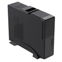 CiT S014C Slim Mini-Tower Micro-ATX Desktop PC Case with 300W Power Supply - Black thumbnail 4