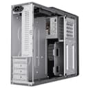 CiT S014C Slim Mini-Tower Micro-ATX Desktop PC Case with 300W Power Supply - Black thumbnail 9