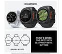 Garmin Fenix 8 AMOLED 47mm Standard - Slate Grey with Black Band thumbnail 6