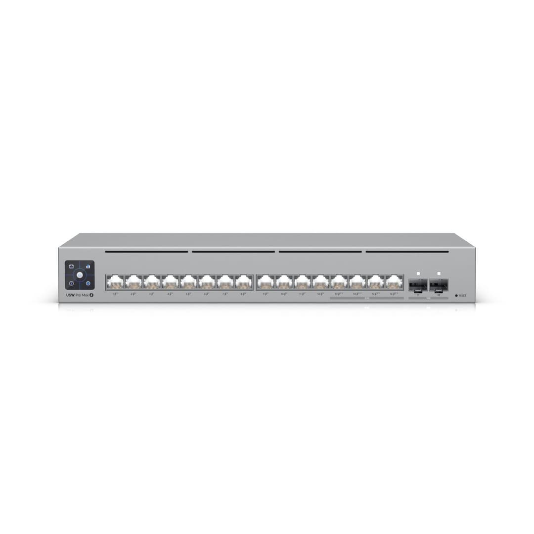 Ubiquiti UniFi Switch Pro Max 16 PoE Layer 3 Managed Switch (USW-Pro-Max-16-PoE) - Image 1