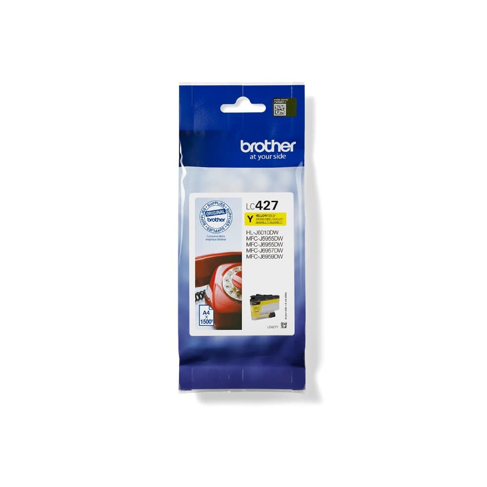 Brother LC427 Original Ink Cartridge 1,500 Pages - Yellow - Image 3