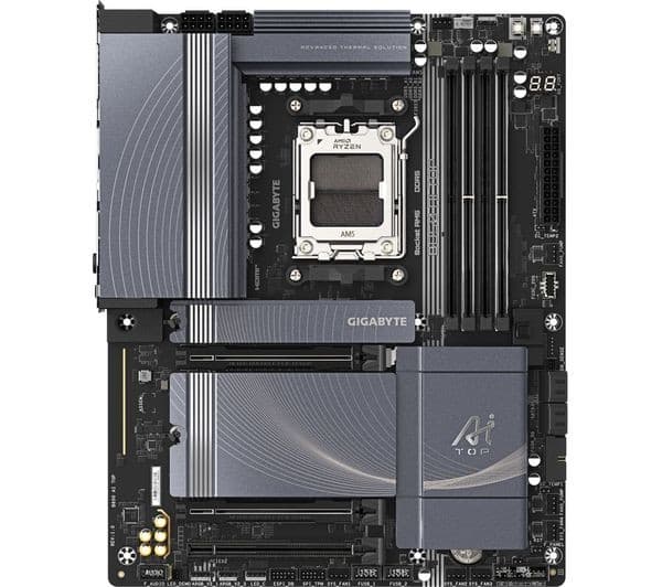 GIGABYTE B850 AI TOP ATX AM5 DDR5 Motherboard - Wi-Fi 7, Dual 10GbE LAN, PCIe 5.0, 3x M.2 - Image 1