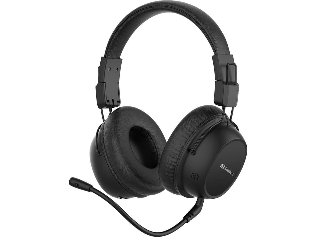 Sandberg Bluetooth Headset ANC FlexMic (126-36) - Black - Image 1