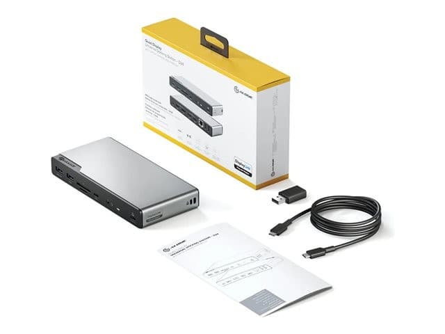 ALOGIC DV4 Docking Station Black - Image 1