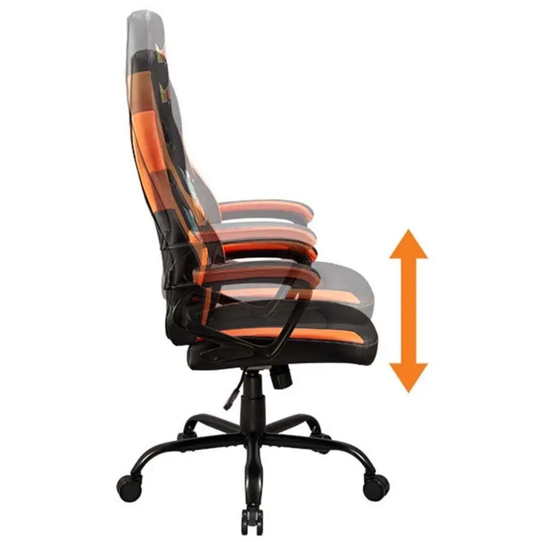 Subsonic Dragon Ball Z Gaming Chair - Black and Orange - Image 5