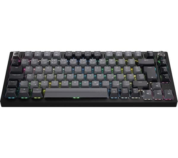 CORSAIR K65 Plus RGB 75% Wireless Mechanical Gaming Keyboard, MLX Red Switches, UK Layout - Black - Image 2