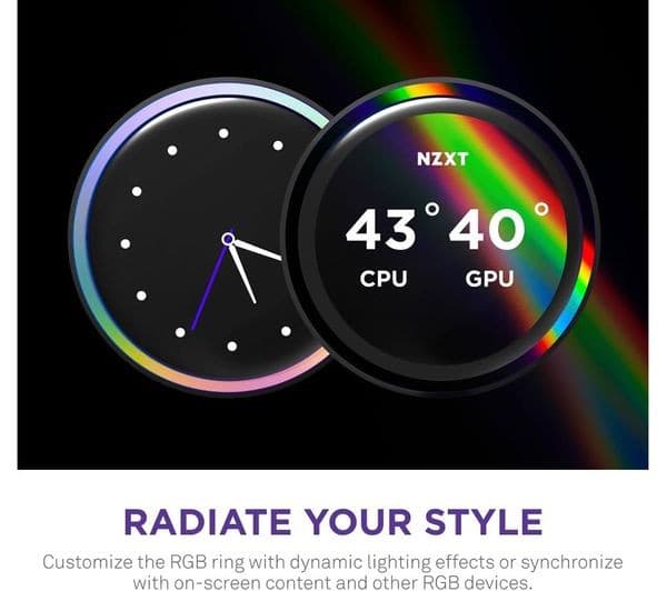 NZXT Kraken Elite 360 RGB Liquid CPU Cooler White - Image 10