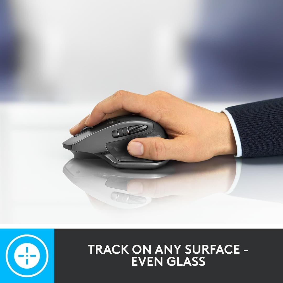 Logitech MX Master 2S Bluetooth Edition Wireless Mouse - Graphite - Image 3