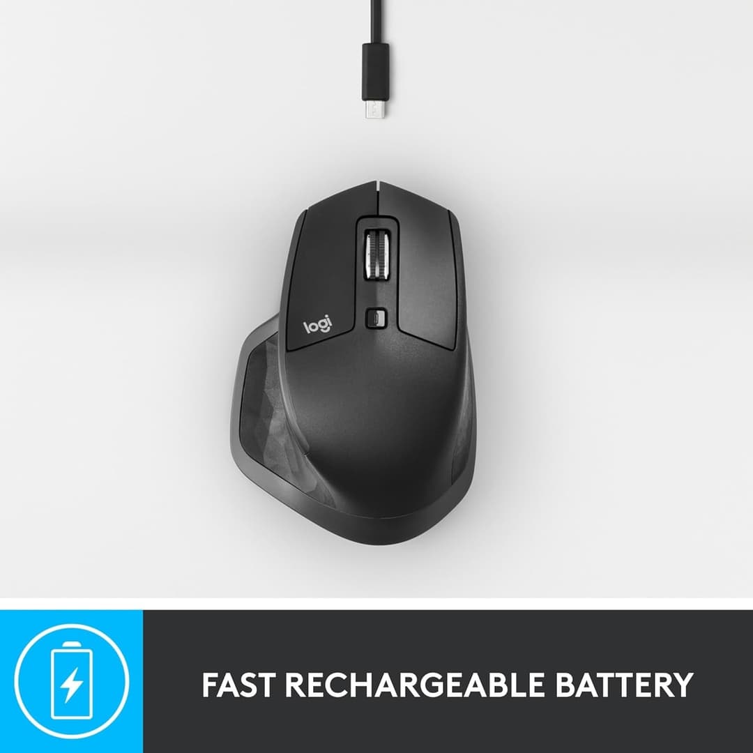 Logitech MX Master 2S Bluetooth Edition Wireless Mouse - Graphite - Image 8