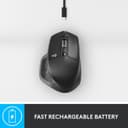 Logitech MX Master 2S Bluetooth Edition Wireless Mouse - Graphite thumbnail 8