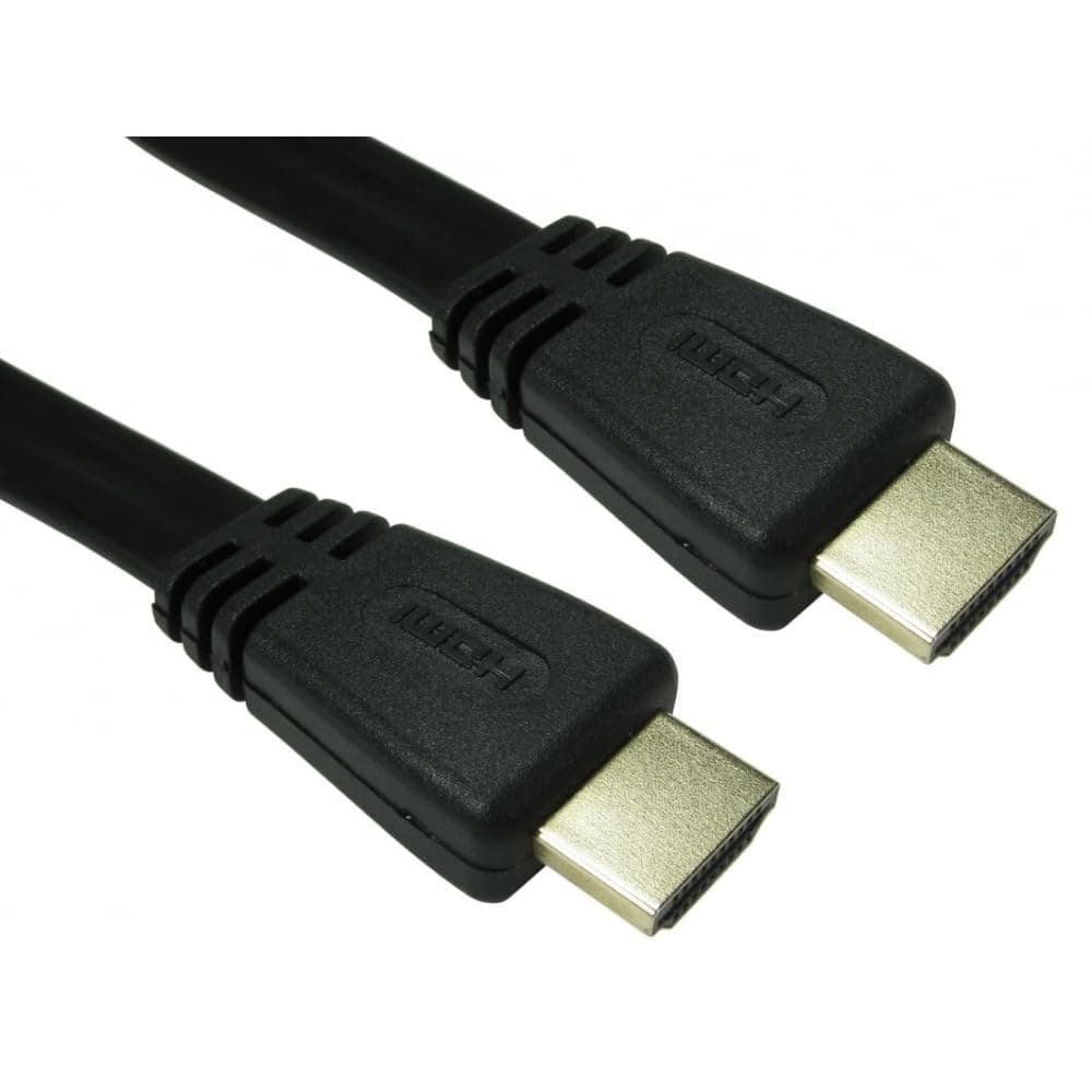 Cables Direct Flat HDMI 1.4 High Speed with Ethernet Cable - 5m - Image 1