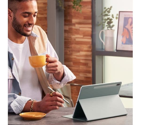 Samsung Galaxy Tab S7 FE 12.4-inch Wi-Fi 128GB 6GB RAM Tablet with S Pen - Mystic Silver - Image 5