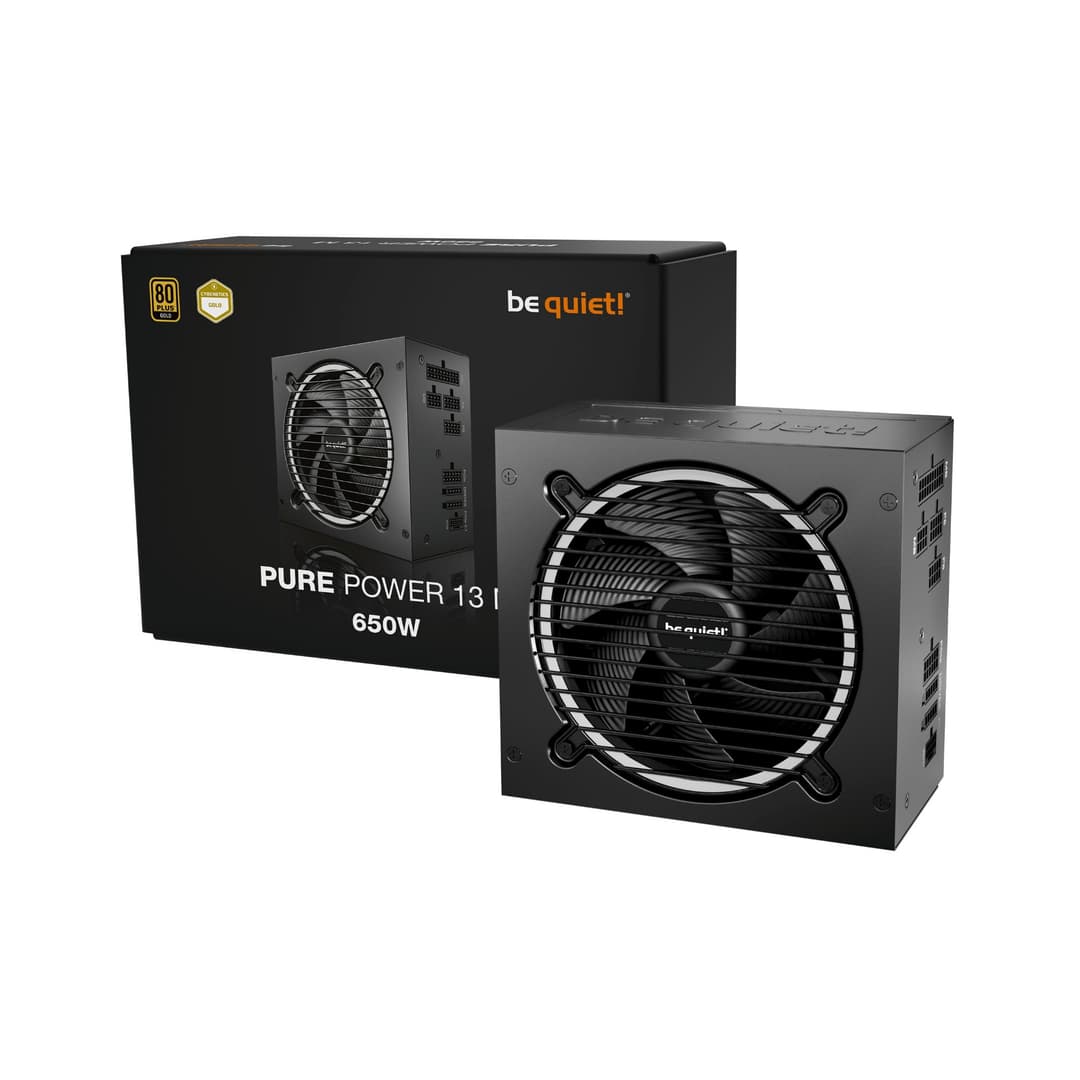 be quiet! Pure Power 13 M 650W ATX 3.1 80 PLUS Gold Fully Modular PSU Power Supply - Image 1