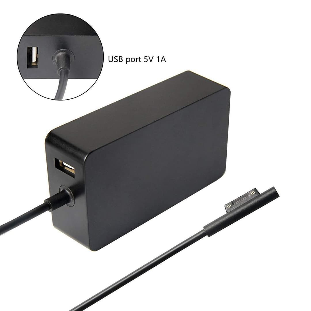 CoreParts MSPT2006PRO 60W Power Adapter for Microsoft Surface Pro 3/4/5/Pro 2017, 15V 4A, with EU Power Cord - Image 1