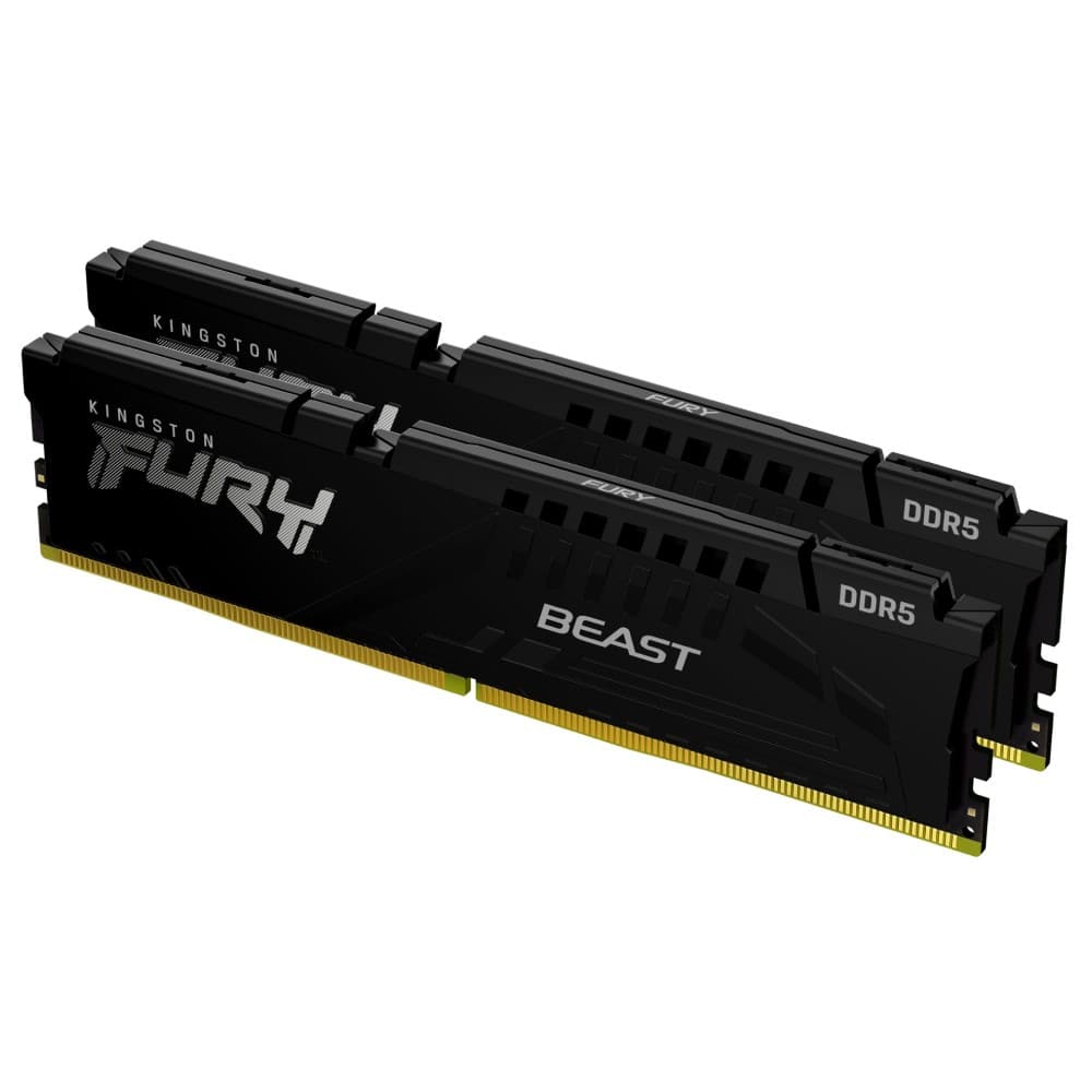 Kingston FURY Beast Black EXPO DDR5 6000MT/s Desktop Memory Kit 32GB (2x16GB) CL30 - Image 1