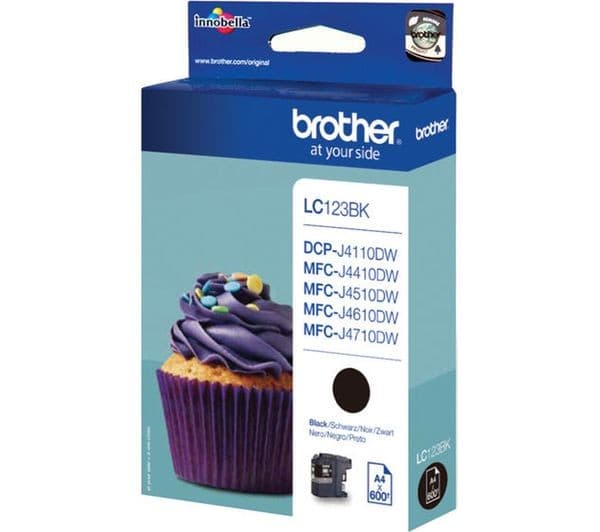 Brother LC123BK Original Ink Cartridge - Black