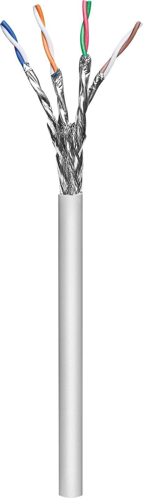 Microconnect S/FTP CAT6a LSZH Installation Cable Grey - 100m