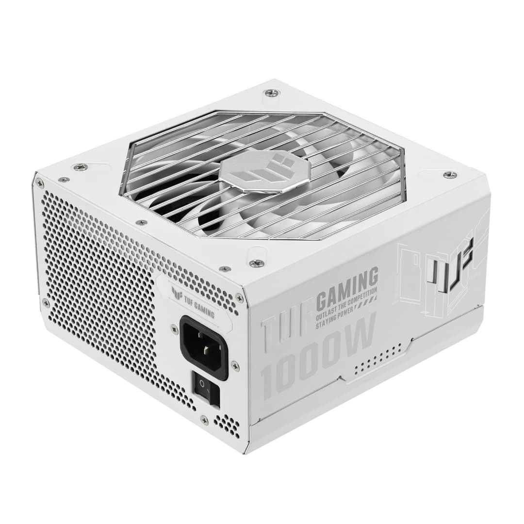 ASUS TUF Gaming 1000W 80 PLUS Gold Fully Modular ATX 3.0 Power Supply - White - Image 2