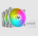 ASUS TUF Gaming TF120 ARGB 120mm PC Case Fan Triple Pack - White thumbnail 1