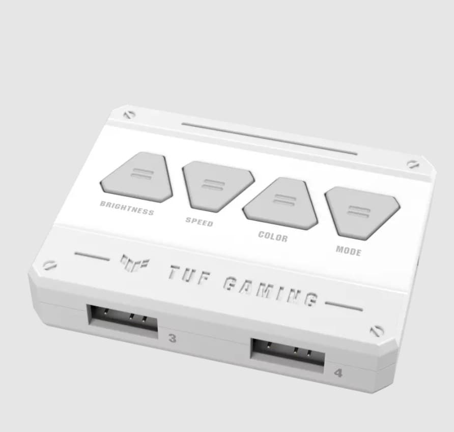 ASUS TUF Gaming TF120 ARGB 120mm PC Case Fan Triple Pack - White - Image 2