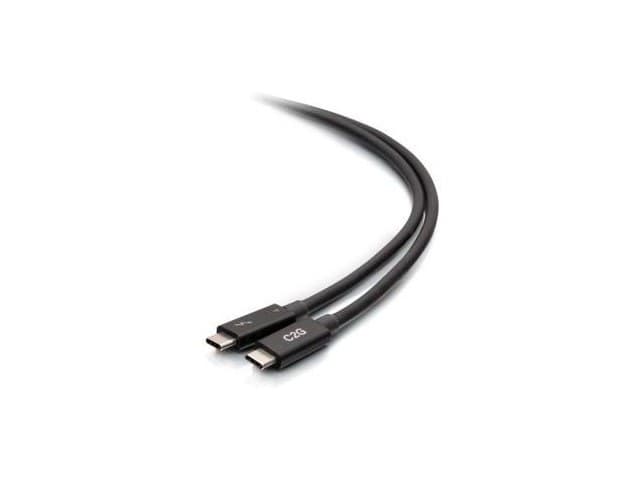 C2G C2G28887 2m (6ft) Thunderbolt 4 USB-C Active Cable (40Gbps) - Male to Male - Black - Image 4