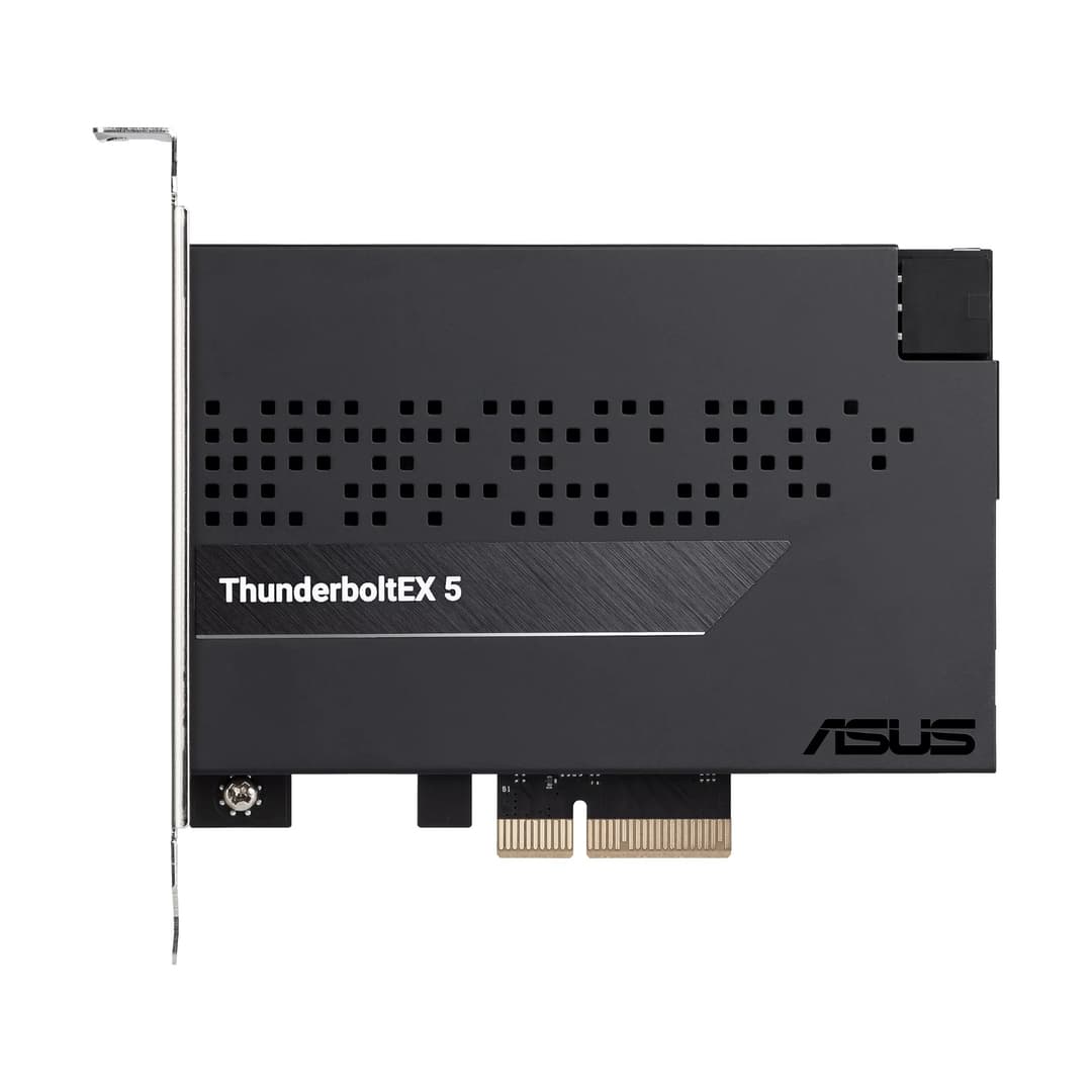 ASUS ThunderboltEX 5 Dual Thunderbolt 5 USB-C PCIe 4.0 x4 Expansion Card 3 x Mini DisplayPort IN - 90MC0E50-M0EAY0 - Image 3