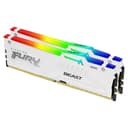 Kingston Technology FURY Beast 32GB 5600MT/s DDR5 CL36 DIMM (Kit of 2) White RGB EXPO thumbnail 1