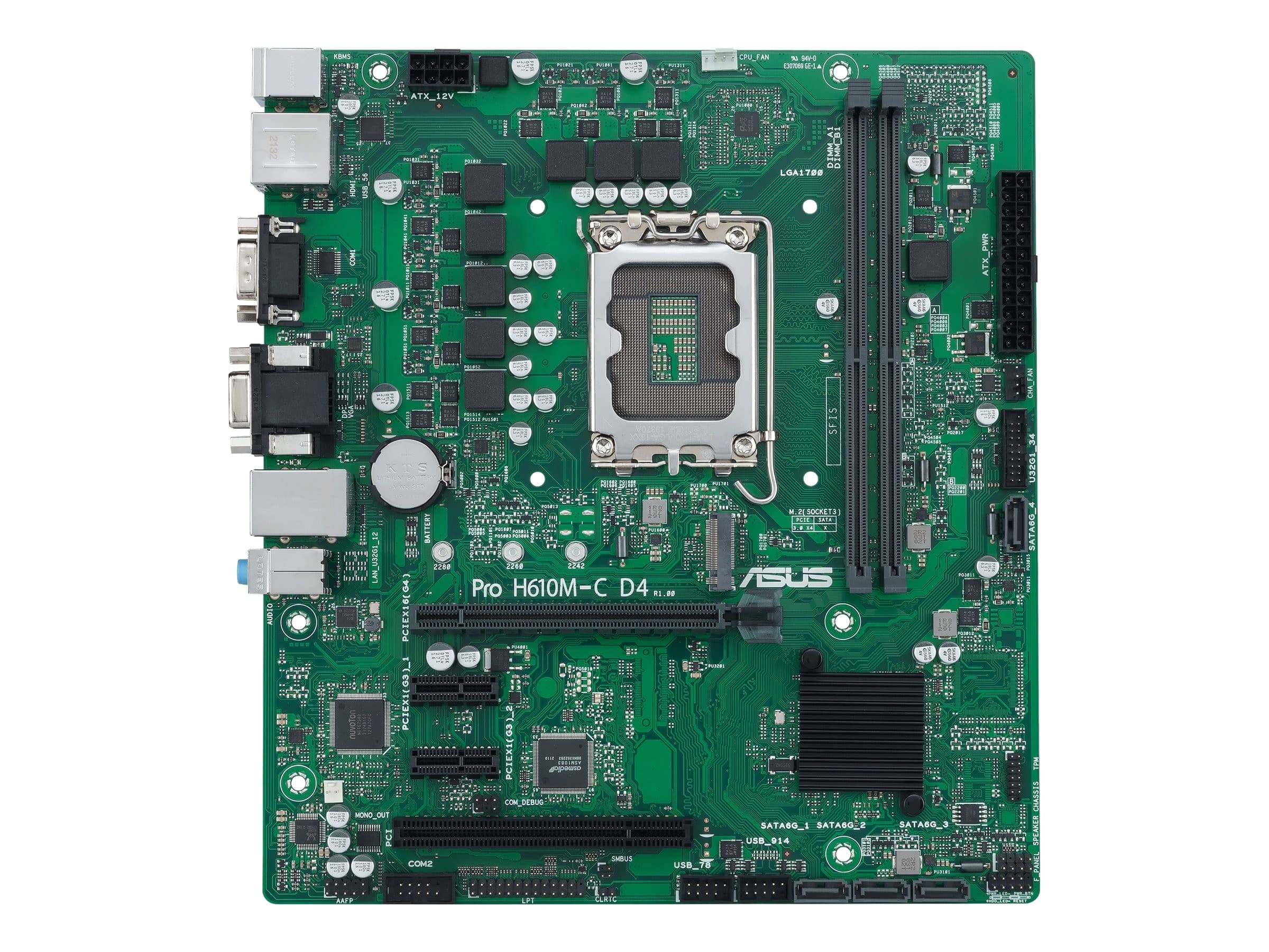 ASUS PRO H610M-C D4-CSM Motherboard