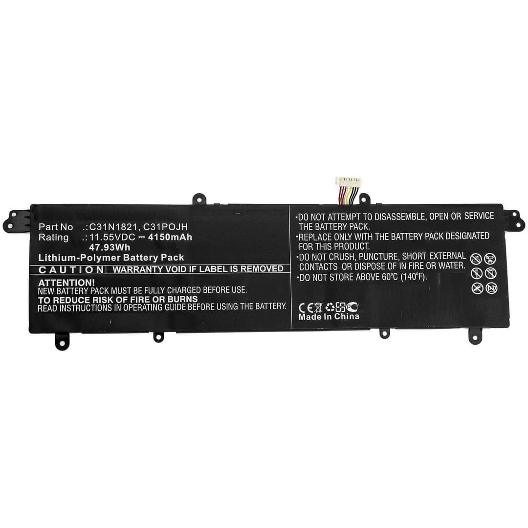 CoreParts Replacement Laptop Battery for Asus ZenBook UX392FA/UX392FN, VivoBook 14 S433FL, 11.55V 4150mAh 48Wh Li-Pol - Image 1