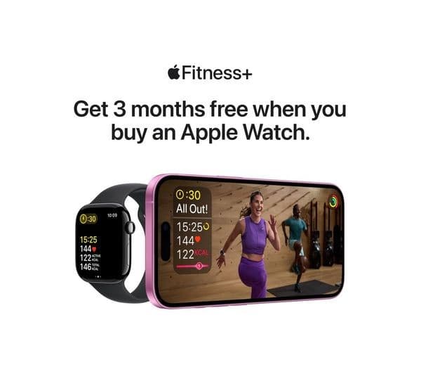 Apple Watch SE 2nd Gen GPS 44mm Aluminium Case with Sport Band M/L - Midnight - Image 8