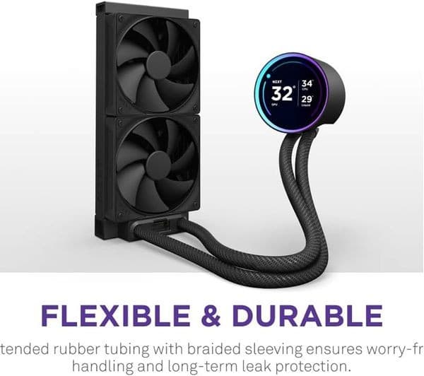 NZXT Kraken Elite 240 RGB Black - Image 6