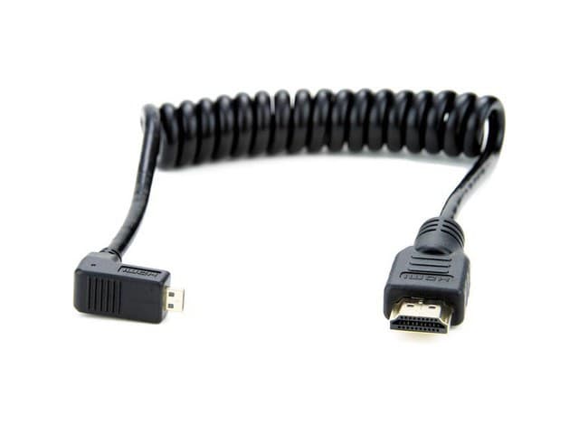 Atomos AtomFLEX HDMI to Mini-HDMI Coiled Cable (16" to 32") - Image 4
