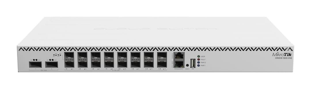 MikroTik Cloud Router Switch CRS518-16XS-2XQ-RM, 16x 25G SFP28, 2x 100G QSFP28 - Image 1