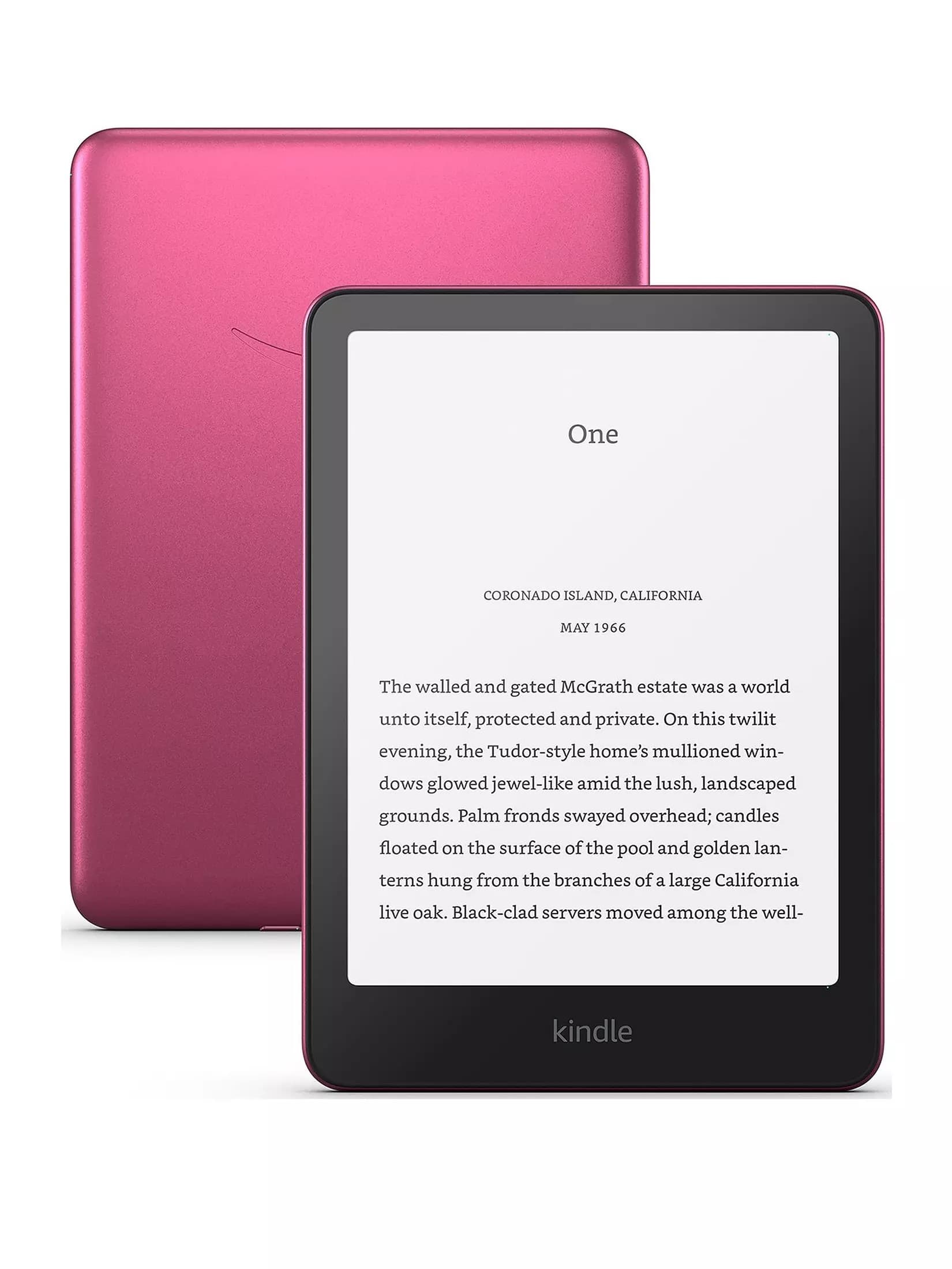 Amazon Kindle Paperwhite Signature Edition 32GB 7-inch E-Reader - Metallic Raspberry