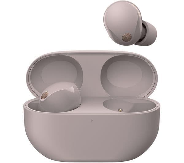 Sony WF-1000XM5 Wireless Noise Cancelling Earbuds - Smoky Pink - Image 1