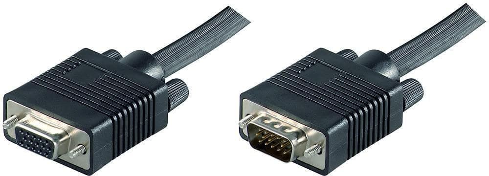 Microconnect Full HD SVGA HD15 Monitor Extension Cable 2m - Black