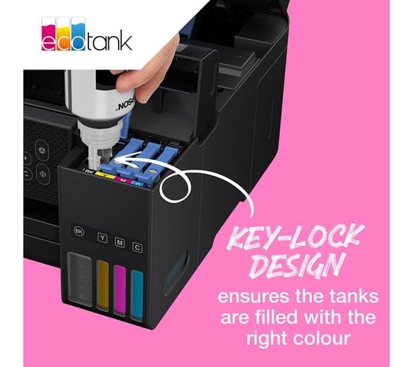 EPSON Ecotank 102 Magenta Ink Bottle - Image 8